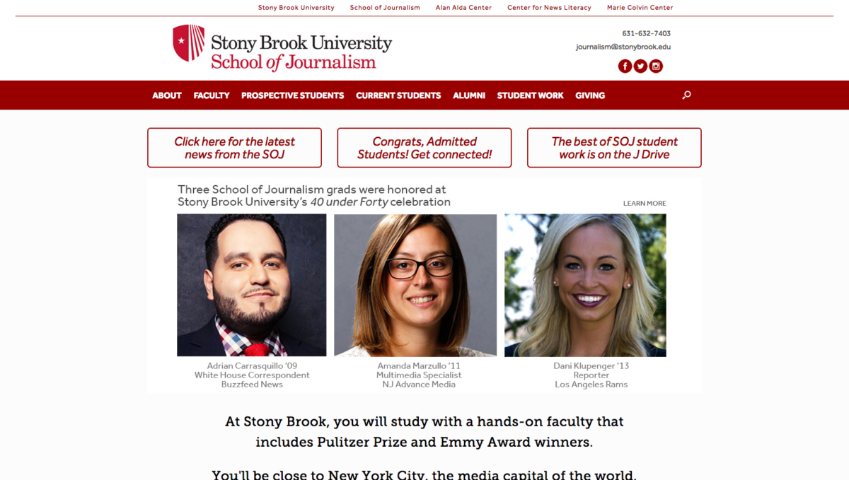 Stony Brook University – School of Journalism